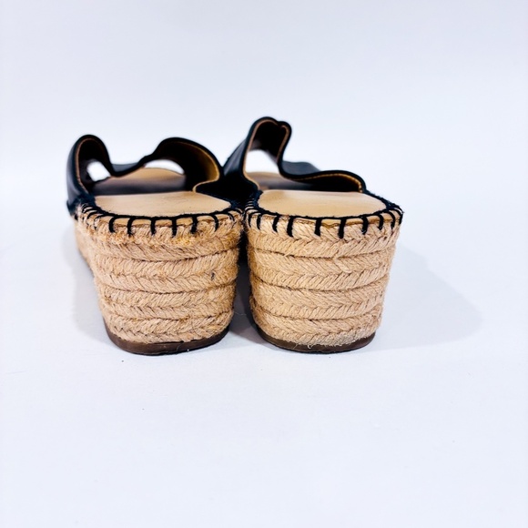 FRANCO SARTO Black leather slip-on sandals - Picture 6 of 7